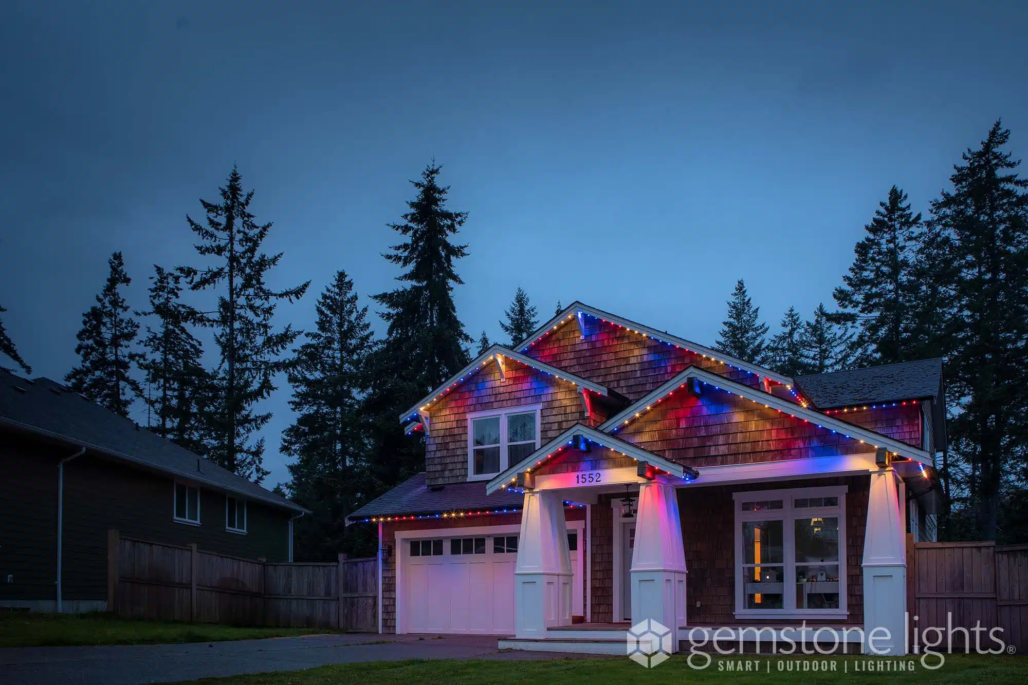 Frontline Fire & Electrical_Calgary Christmas Lighting Gemstone_Residential14