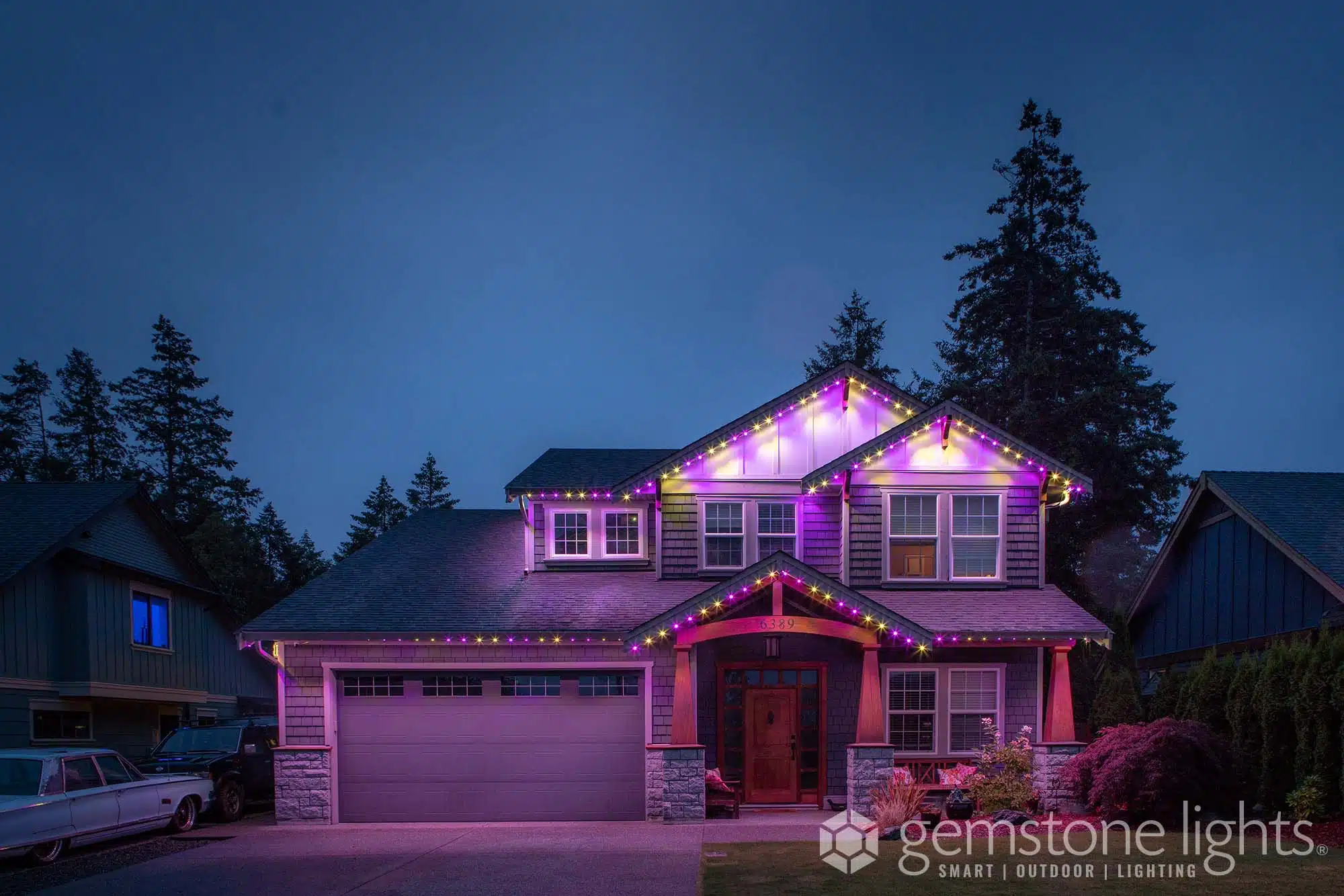 Frontline Fire & Electrical_Calgary Christmas Lighting Gemstone_Residential15